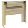 vidaXL Headboard Cabinet with LED Sonoma 120 x 16.5 x 103.5 cm
