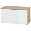 Germania Shoe Bench GW-Telde 40x89x49 cm Navarra-oak and White
