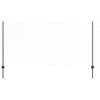 vidaXL Hexagonal Fence with Post 25 x 1.2 m PVC-Coated Steel Grey Mesh