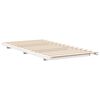 vidaXL Floor Bed Frame White 90 x 200 cm Solid pine wood