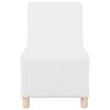 vidaXL Modular Sofa Unit Armless White 55 x 74 x 82 cm Faux Leather