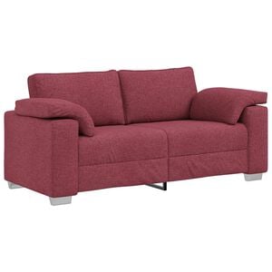 vidaXL Sofa Wine Red 180 x 77 x 82 cm Fabric