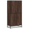 vidaXL Highboard Brown Oak 68x35x139 cm Engineered Wood