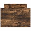 vidaXL Bed Frame without Mattress Smoked Oak 90x190 cm Single