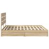 vidaXL Storage Bed with Drawer Sonoma Oak 180 x 200 cm Engineered Wood