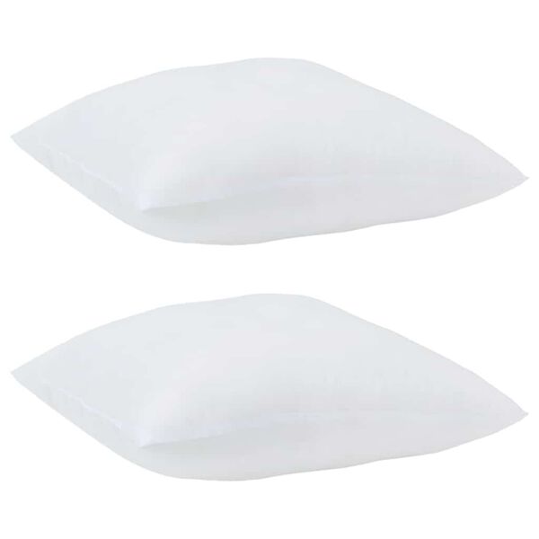 vidaXL Duvet with Pillows 3 pcs White Microfiber and Down Feather