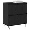 vidaXL Sideboard Black Oak 60 x 35 x 70 cm