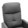 vidaXL Recliner Chair Light Grey Fabric