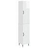 vidaXL Cabinet Set 2 pcs High Gloss White 33 x 34.5 x 89.5 cm