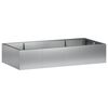 vidaXL Retaining Wall 6 pcs 200 x 100 x 50 cm Galvanised Steel Silver