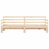 vidaXL Daybed with Trundle without Mattress 90x190 cm Single Solid Wood