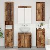 vidaXL Bathroom Wall Cabinet TULUM Old Wood 37 x 24.5 x 86 cm