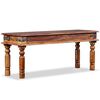 vidaXL Castle Bench Solid Acacia Wood 110x35x45 cm