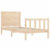 vidaXL Bed Frame without Mattress Small Single Solid Wood Pine
