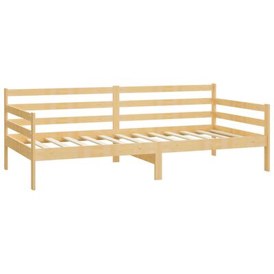 vidaXL Day Bed Solid Pinewood 90x200 cm