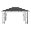 vidaXL Gazebo with Mosquito Net 4x3x2.73 m Anthracite 180 g/m²