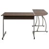 vidaXL Corner Desk Brown Engineered Wood