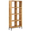 vidaXL Bookshelf 80x25x175 cm Solid Mango Wood
