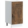 vidaXL Kitchen Base Cabinet "Porto" Smoked Oak Engineered Wood