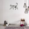 Homemania Wall Decoration Cat 46x37 cm Steel Black