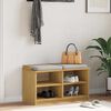 vidaXL Hallway Bench SANDNES 87x40x50 cm Solid Wood Pine