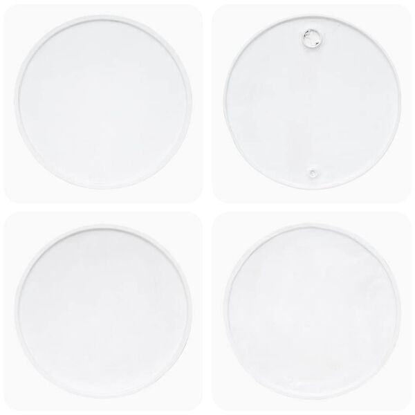 vidaXL Coffee Table Solid Reclaimed Wood 60x45 cm White