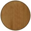 vidaXL Rug Round Brown80 cm Bamboo