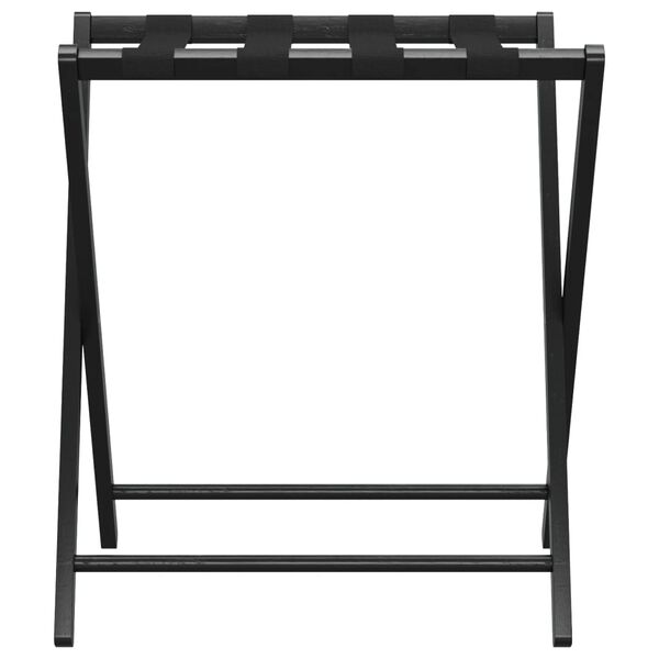 vidaXL Luggage Rack Black 68.5x38x58 cm Bamboo