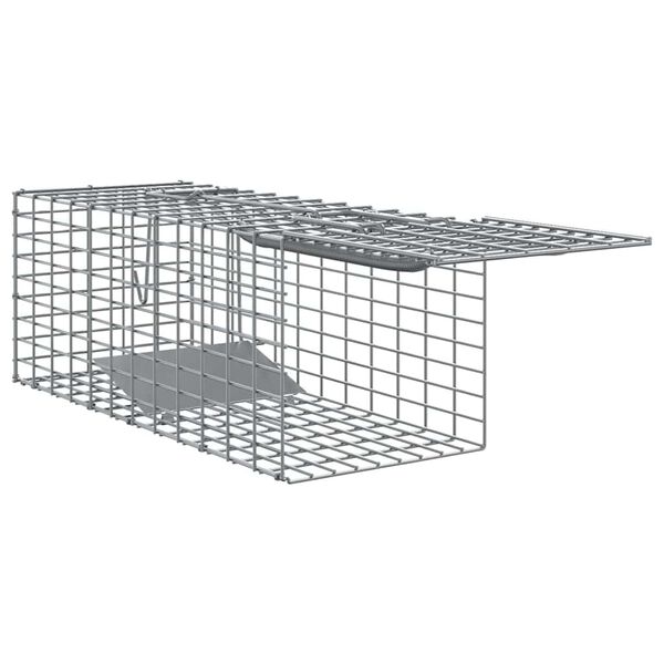 vidaXL Animal Trap Anthracite 31 x 13 x 12cm Steel