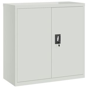 vidaXL Filing Cabinet | Grey | Steel | Medium | Filing Cabinet | Rectangular