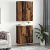 vidaXL Highboard Old wood 69.5 x 34 x 180 cm Engineered Wood