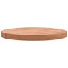 vidaXL Table Top &Oslash;30x2.5 cm Round Solid Wood Beech