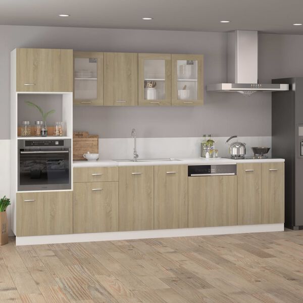 vidaXL Drawer Bottom Cabinet Sonoma Oak 40x46x81.5 cm Engineered Wood
