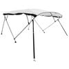 vidaXL 4-bow Bimini Top with Mesh Sidewalls 243x(170-182)x137 cm