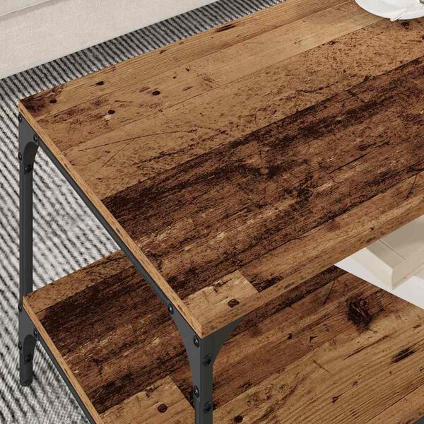 vidaXL Coffee Table Old Wood 80 x 50 x 40 cm Engineered Wood