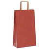 vidaXL Paper Bags 250 pcs with Handles Red 21x11x36 cm