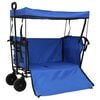 vidaXL Folding Hand Trolley Black 105 x 56.5 x 116 cm Oxford Cloth