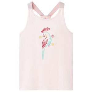 vidaXL Kids'Tank Top Soft Pink 104