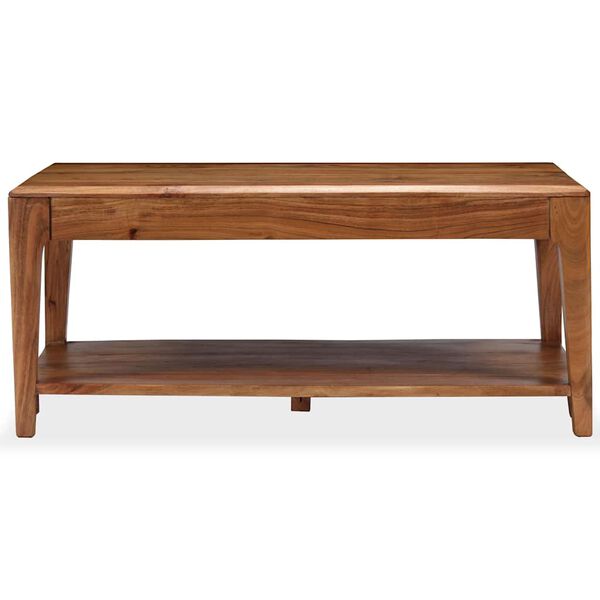 vidaXL Coffee Table Solid Wood 88x50x38 cm