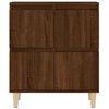 vidaXL Sideboards 2 pcs Brown Oak 60x35x70 cm Engineered Wood