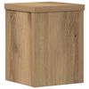 vidaXL Plant Stands 2 pcs Artisan Oak 15x15x20 cm Engineered Wood