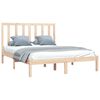 vidaXL Bed Frame without Mattress Solid Wood Pine 120x200 cm