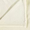 vidaXL Blanket Cream 130x170 cm Polyester