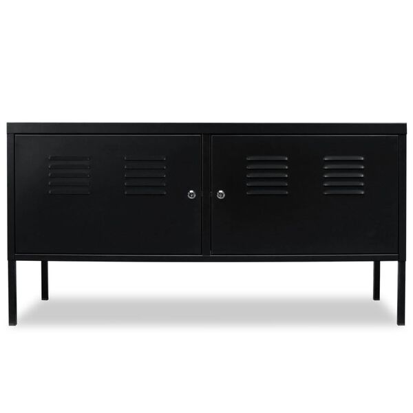 vidaXL TV Cabinet 118x40x60 cm Black