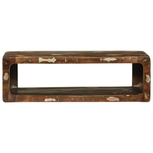 vidaXL TV Cabinet Multicolour 80 x 30 x 25 cm Solid Reclaim wood