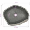 vidaXL Basin River Stone Oval (45-53)x(34-41) cm