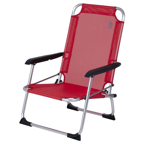 Bo-Camp Beach Chair Copa Rio Lyon Red