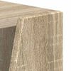 vidaXL Side Shelf Sonoma Oak 33 x 32 x 70.5 cm Engineered Wood