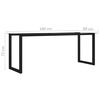 vidaXL Dining Table Leg O Frame 180x80x72 cm