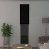 vidaXL Venetian Blind Black 213 x 40 cm PVC